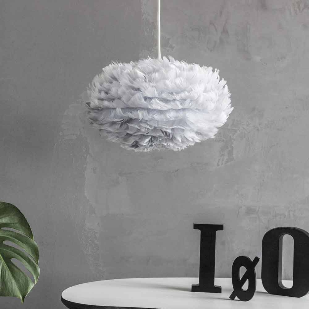 Hanglamp EOS Mini Ø35cm + koordset wit Lichtgrijs