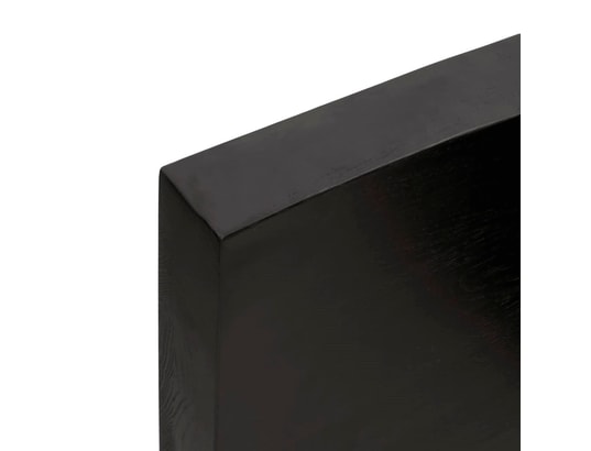 VIDAXL - Arrière de comptoir Comptoir de salle de bain gris foncé 40x60x6 cm bois traité