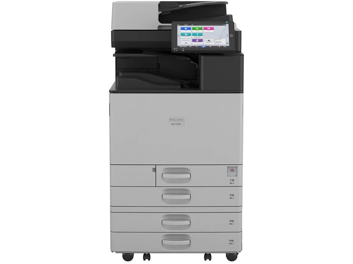 Ricoh IM C2010 - Printer - farve - laser - A3 - 4800 x 1200 dpi op til 20 spm (farve) - kapacitet: 220 ark - USB, LAN
