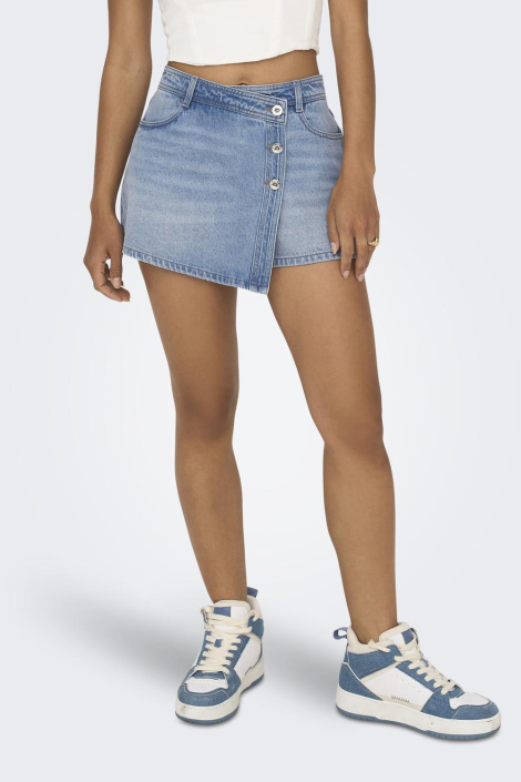 Only blauwe dames korte broek