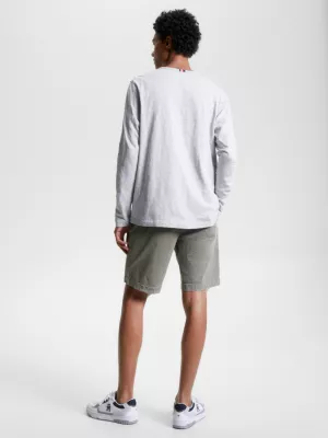 Camiseta Henley de manga comprida