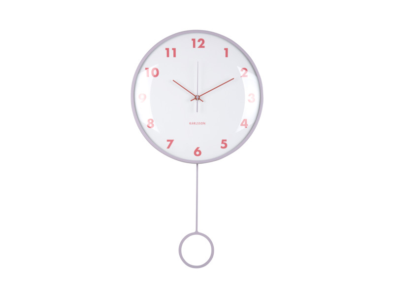 Wall Clock Cheeky Dome Pendulum KA6058LB Soft blue