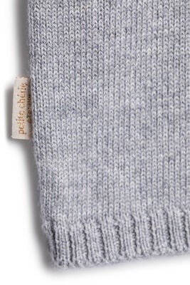 Petite Chérie Atelier Margit Cardigan, Light Grey/Grey Melange