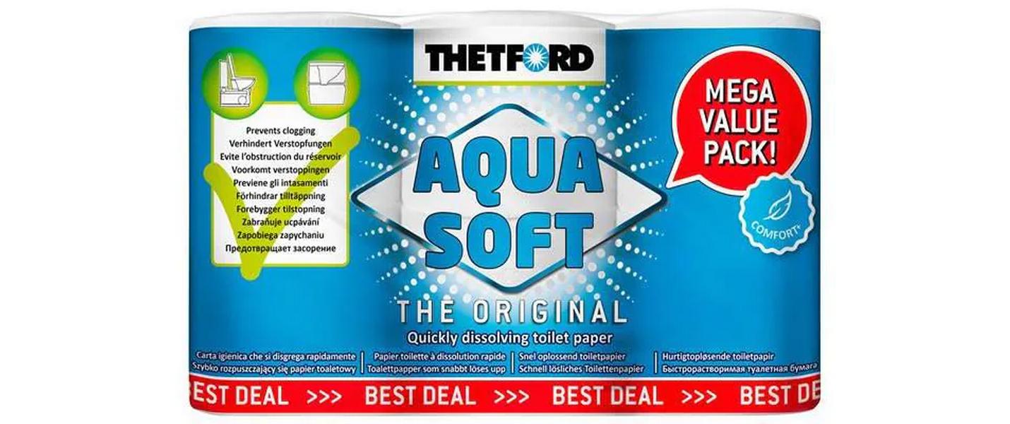 Toilettenpapier Aqua Soft, 6er-PackToilettenpapier