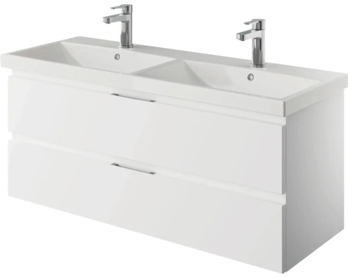 Pelipal Xpressline 4035 wastafelmeubel, BxHxD 116 x 48,2 x 43,5 cm, frontkleur: glanzend wit, 4035.151102