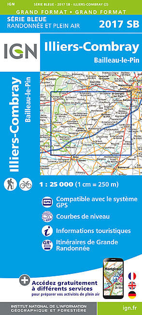IGN - 2017 SB ILLIERS COMBRAY 1 25 000