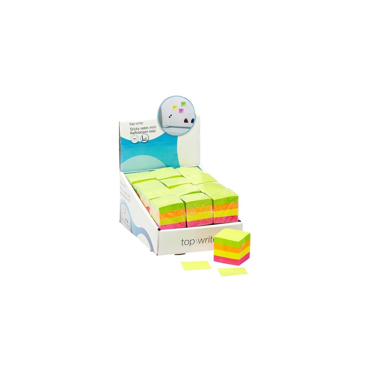 Pagenotes 4x4cm 400stk