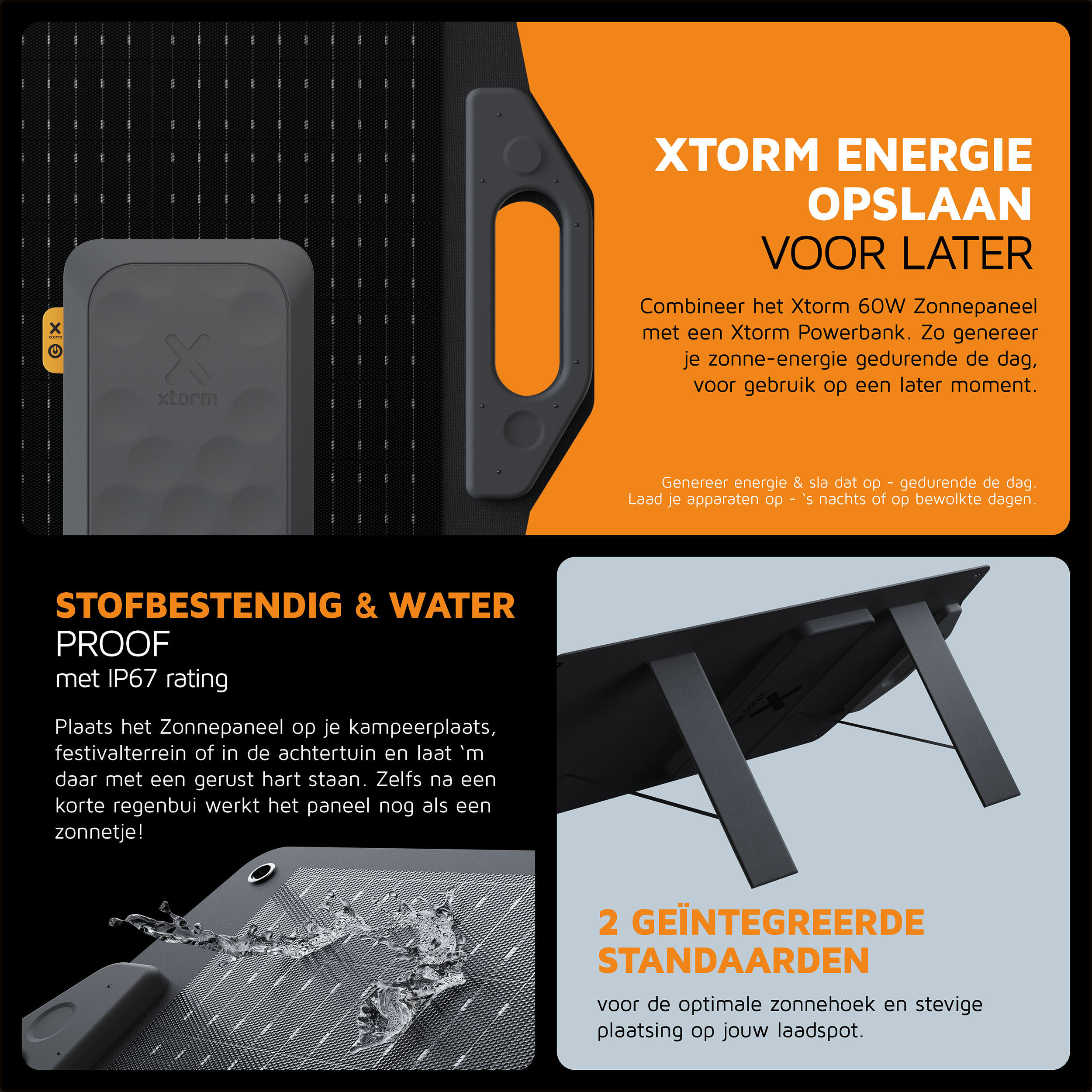 Xtorm Foldable Solar Panel - 60 Watt