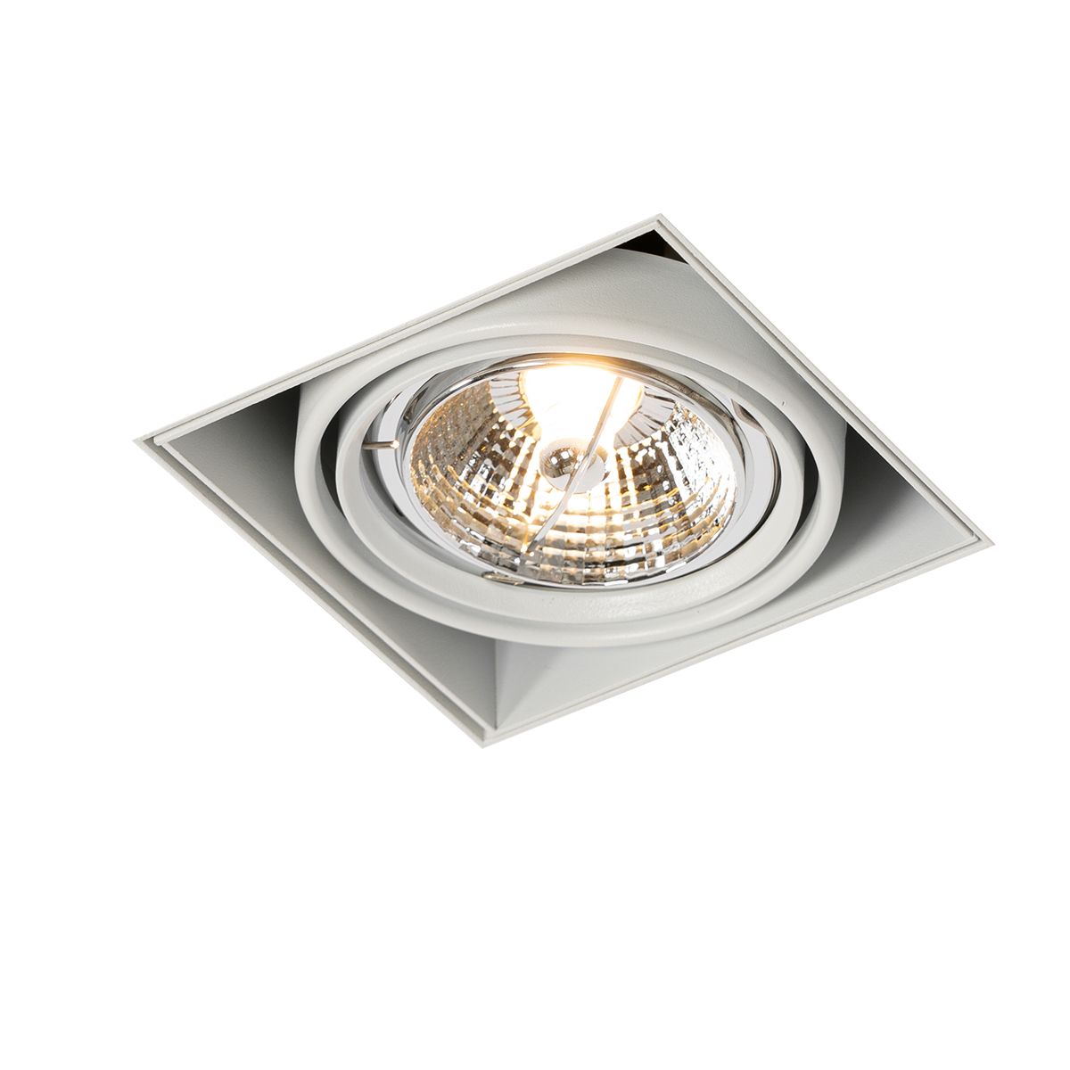 Set van 6 Inbouwspot wit GU10 AR70 trimless - Oneon