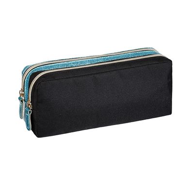 Trousse rectangulaire Glitter - 2 compartiments - 2 modèles disponibles - Exclusivité Bureau Vallée - Viquel