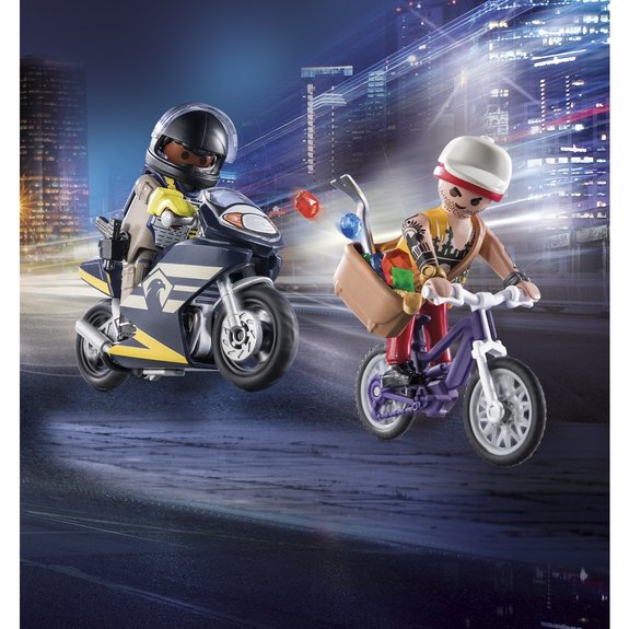 Starter Pack Agent et Voleur Playmobil City Action 71255