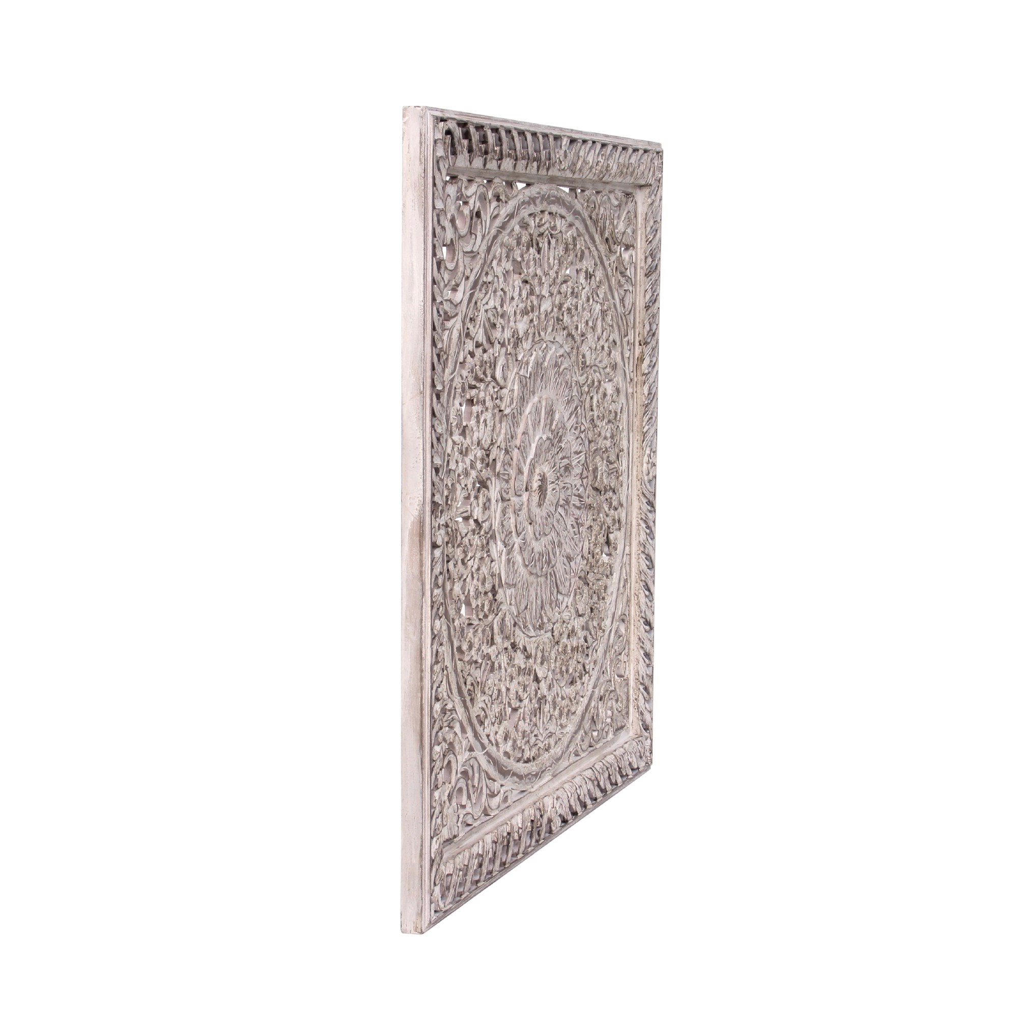 Wandpanel 'De Clerque', weiß, H 120 cm, B 120 cm, T 4 cm von fischer's lagerhaus