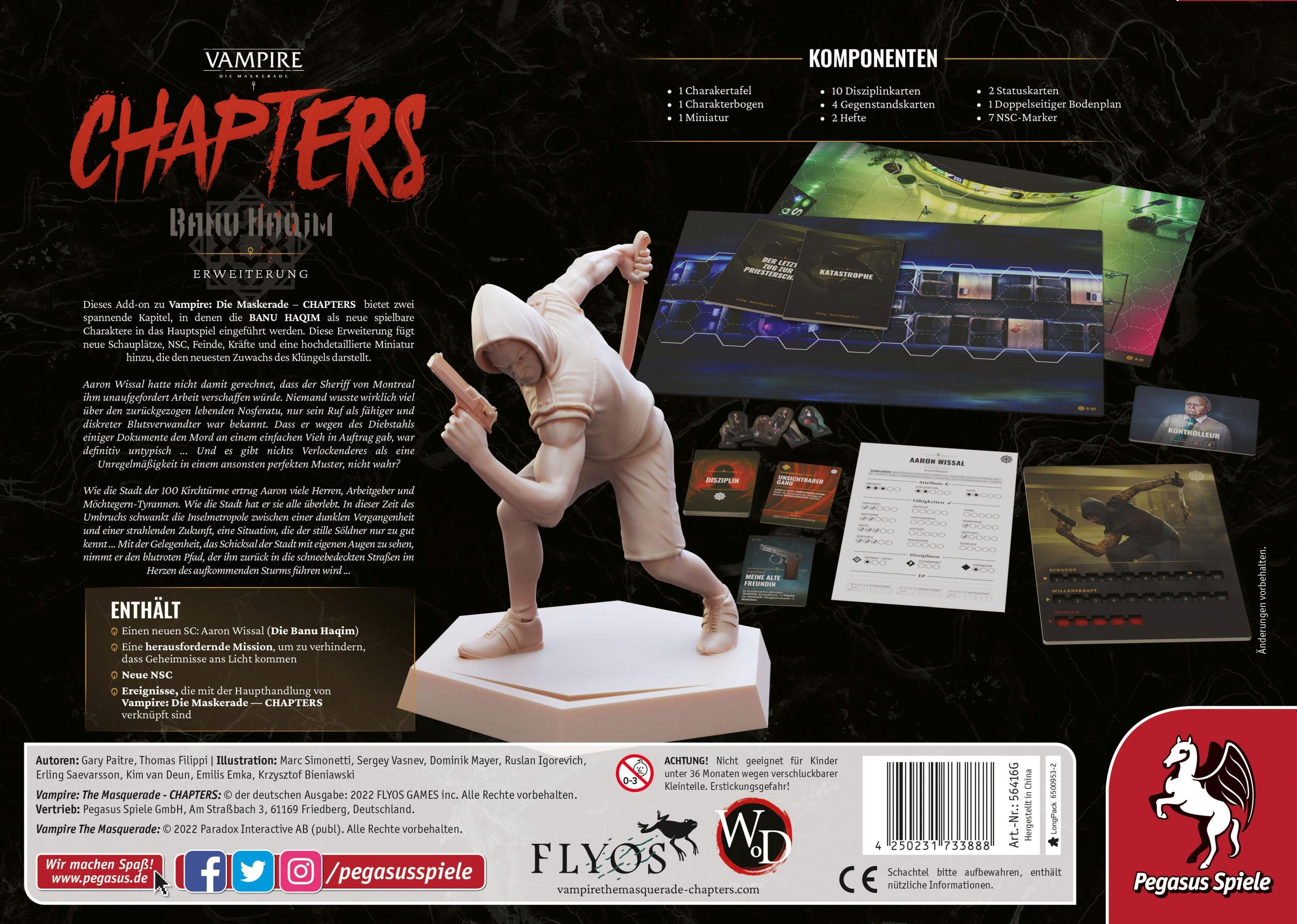 Vampire: Die Maskerade  CHAPTERS: Banu Haqim -Spiel-Erweiterung