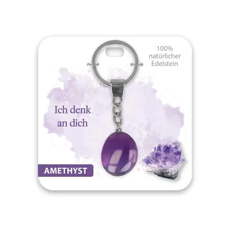 bb Klostermann Schlüsselanhänger Edelstein Ich denk an dich