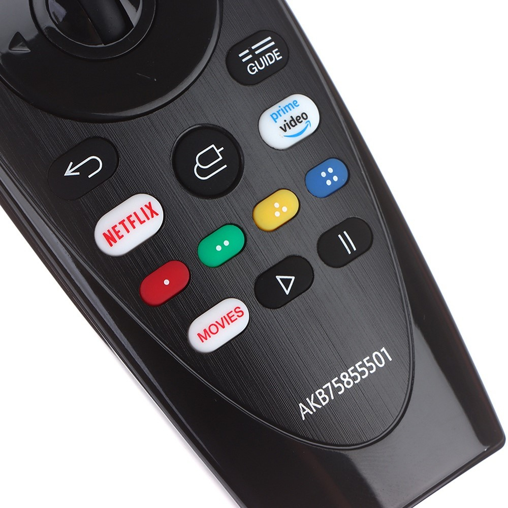 Universal Ersatz Fernbedienung mit 39 Tasten für LG Smart TV Geräte   Netflix / Amazon Prime Taste (LCD / LED / 3D) - Schwarz