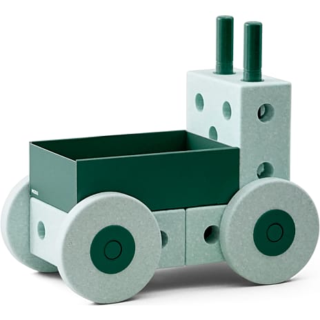 MODU 3-i-1 gåvogn - Ocean Mint / Forest Green