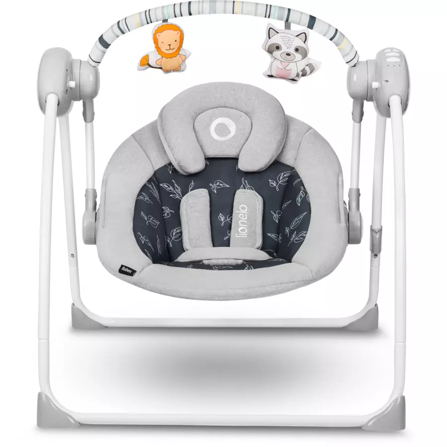 lionelo Babywippe Ruben Grey Graphite