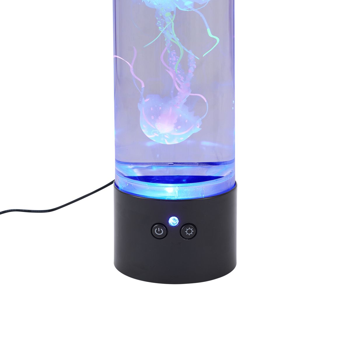 Bubbelbuis zwart 29cm incl. LED RGB - Dweller
