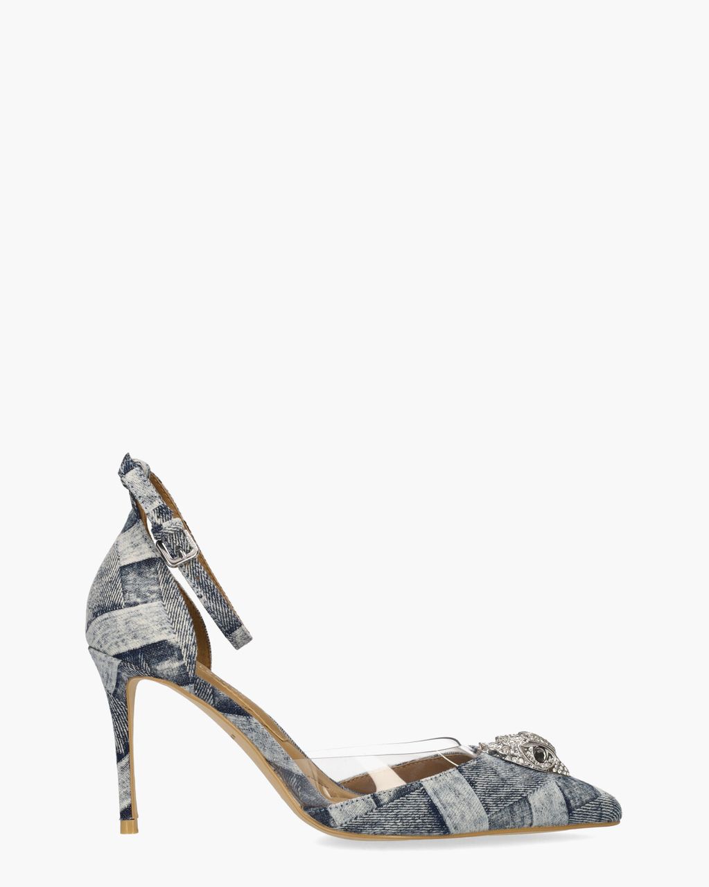 Kurt Geiger Belgravia Vinyl High Heel Jeansblauw Damespumps