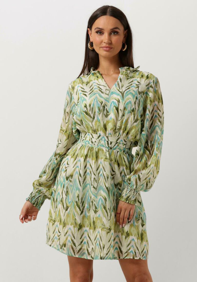 MINUS groene minus mini jurk valmia short dress