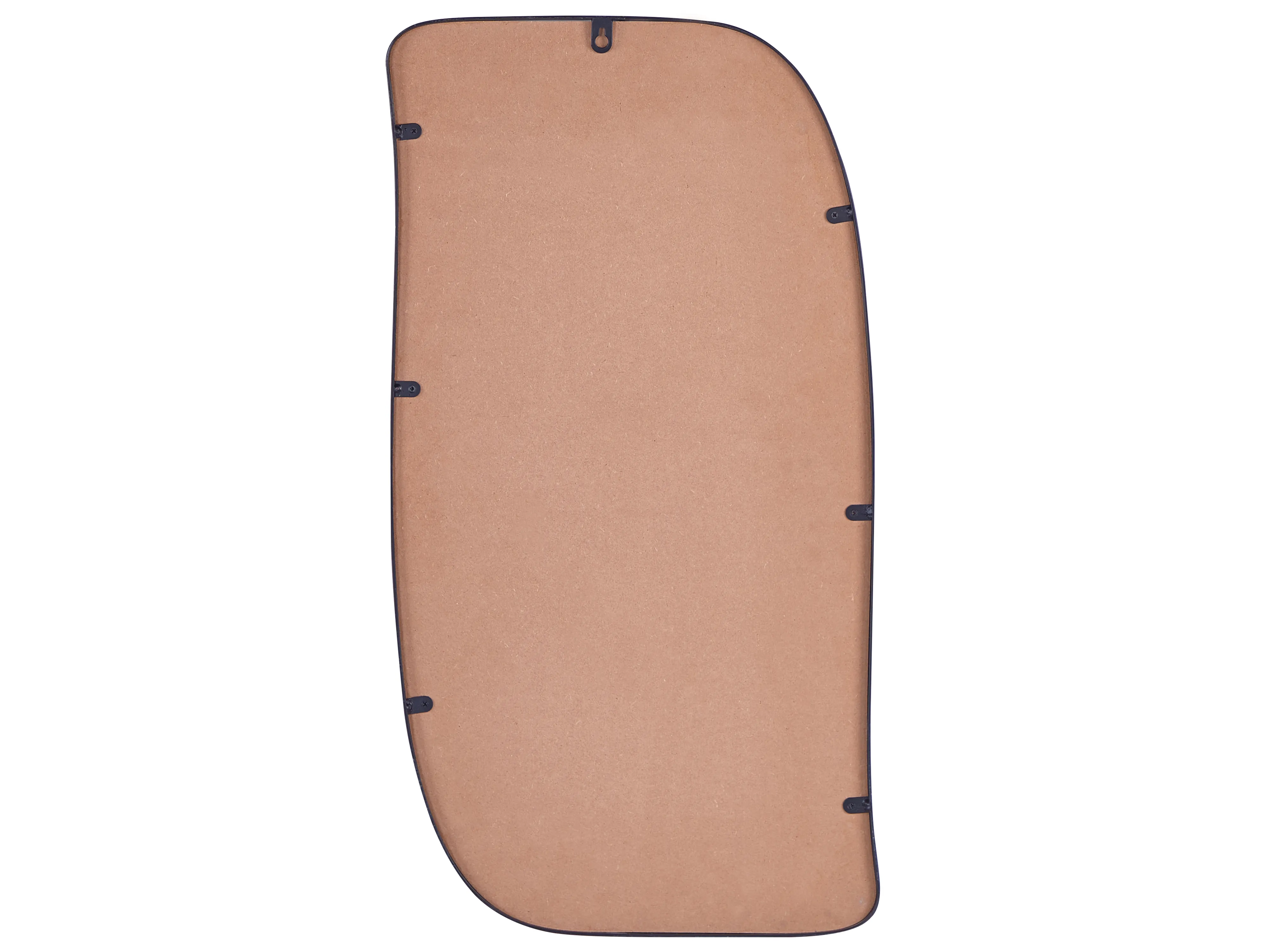 Wandspiegel MONTCLUS 37 cm 70 cm Metaal Zwart