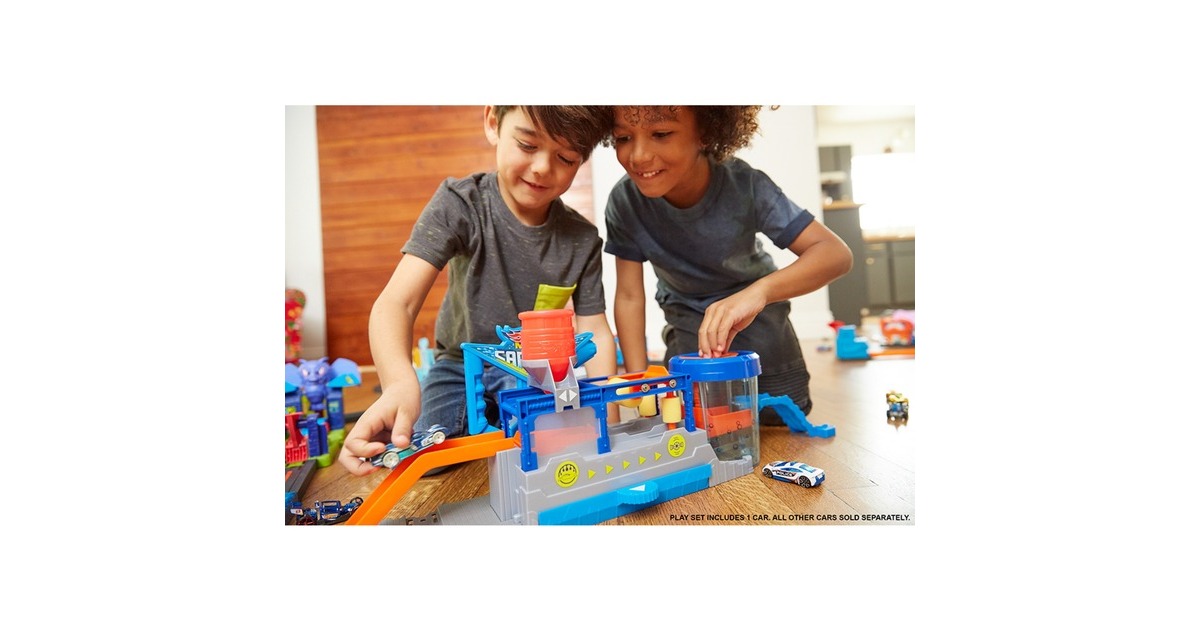 Hot WheelsCity - Mega Car Wash Speelset