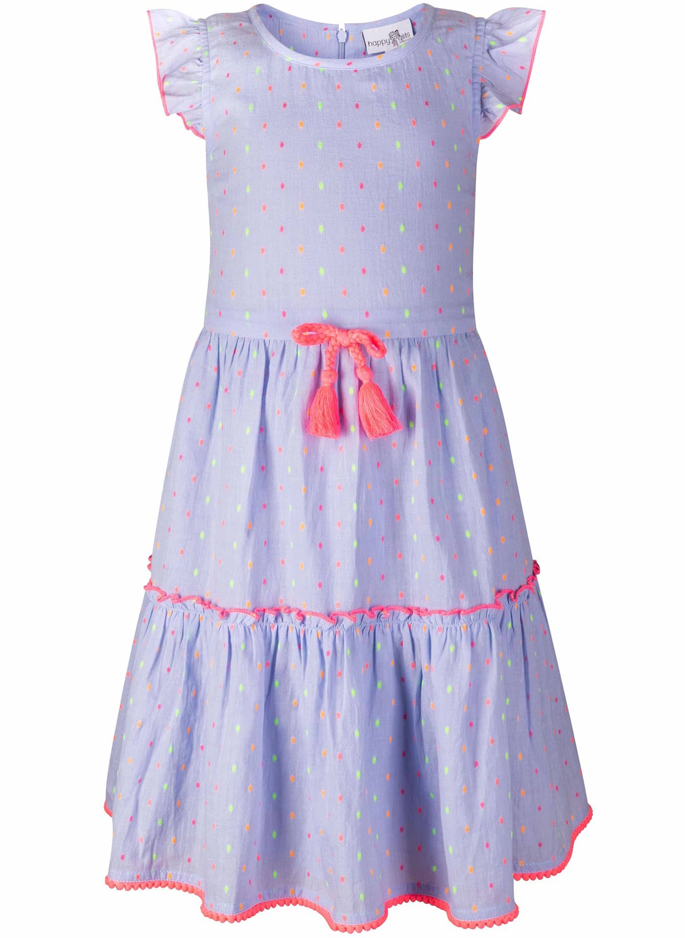 Kleid SOMMER mit Flügelärmel in arctic blue