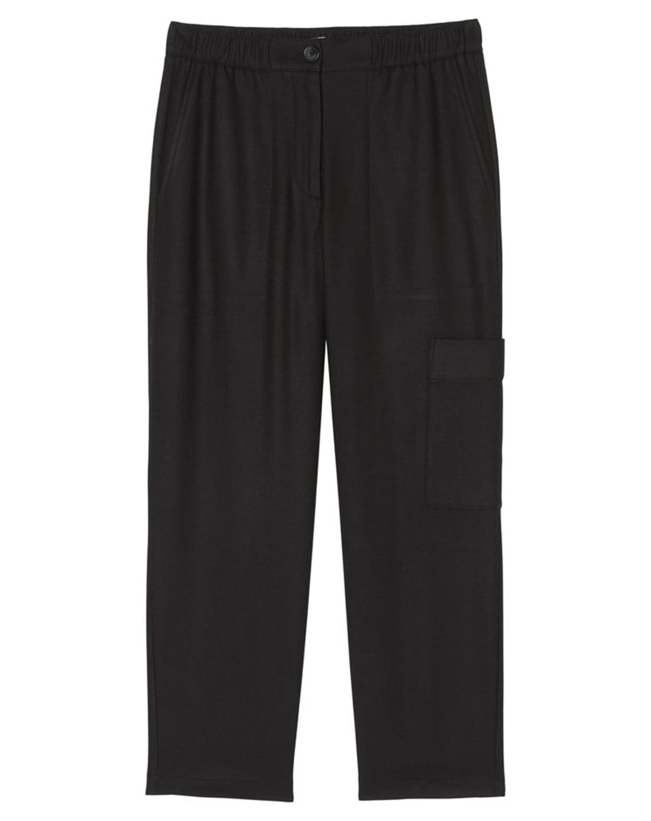 Marc O'Polo Pantalon cargo en Laine mélangée noir