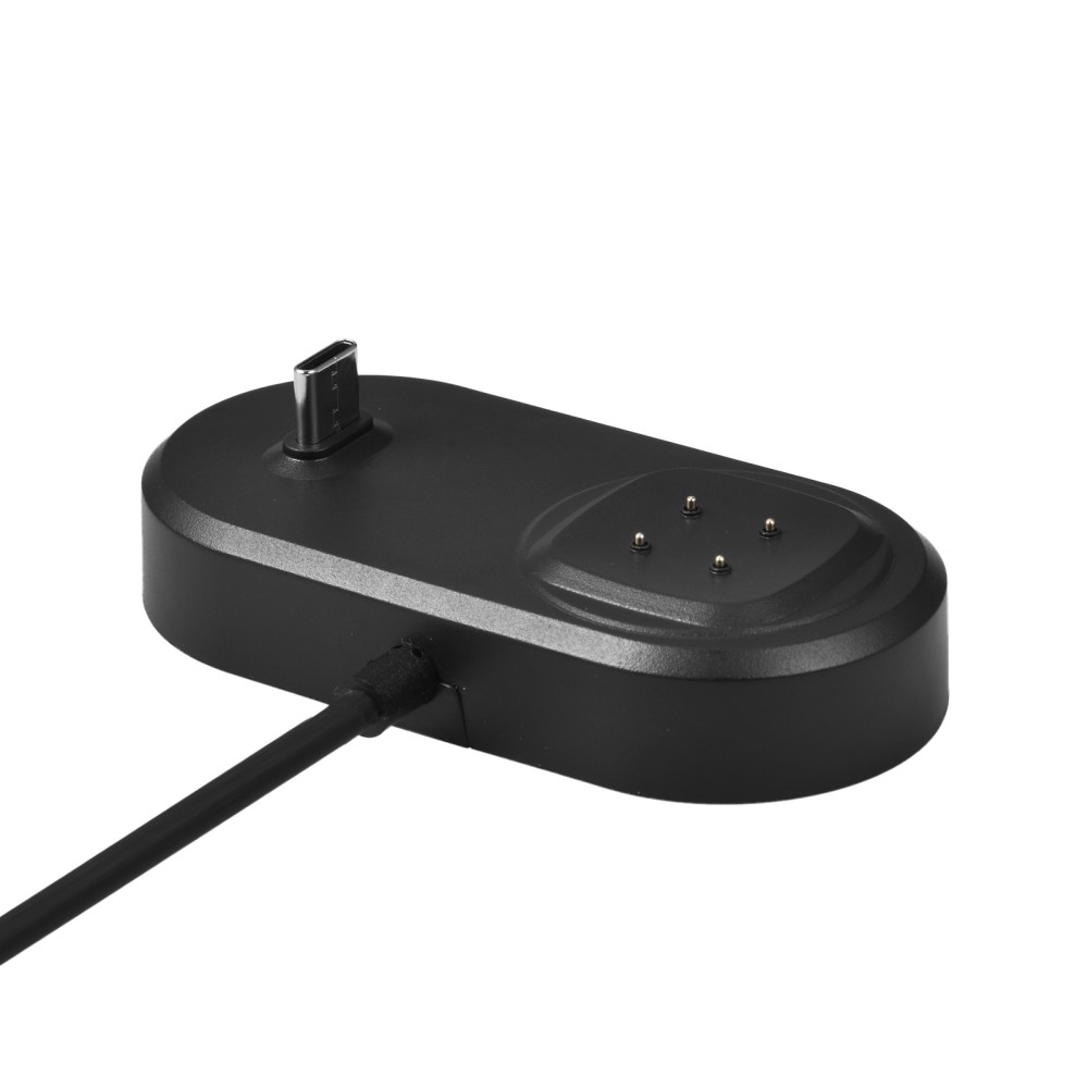 (1m) 2in1 Fitbit Versa 3 / Fitbit Sense USB Ladestation Dockingstation - Schwarz