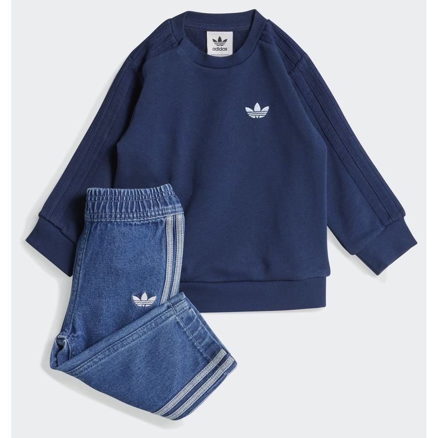 Adidas Original Ensemble haut ras-du-cou Denim Enfants