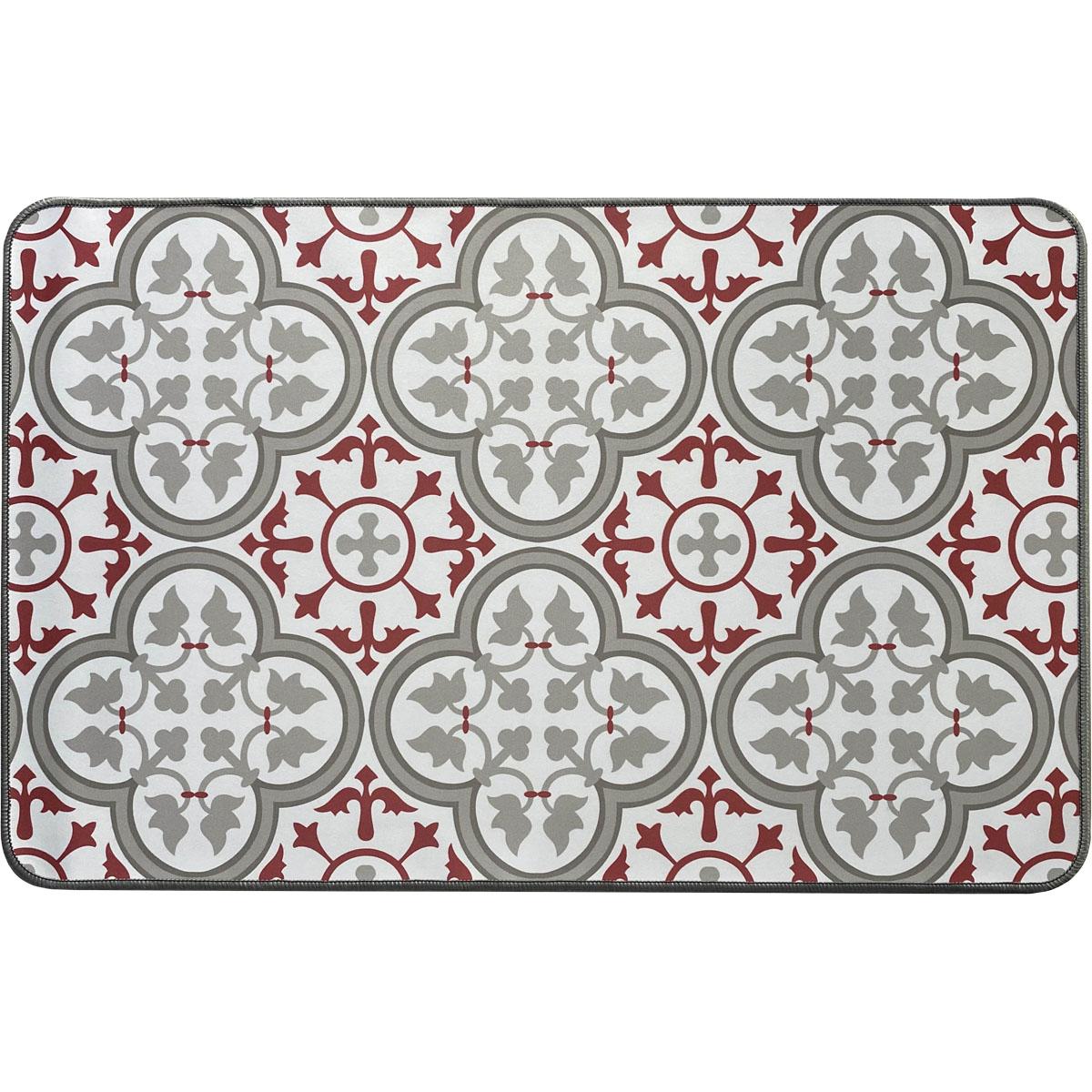TAPIS IMPRIME 50X80CM POLYESTER PACO ROUGE