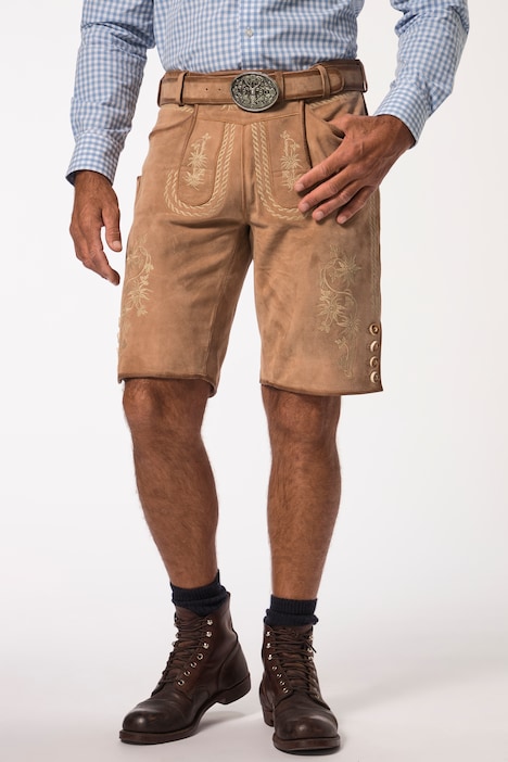 Trachtenhose, Tracht, Ziegenleder, traditionelle Stickereien, Gratis Ledergürtel