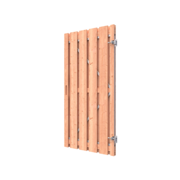 Tuindeur Royal Douglas hout geschaafd op metalen frame 180 x 100 cm