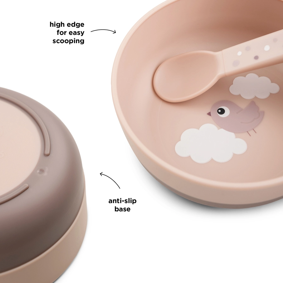 Done by Deer™ Schüssel Foodie Happy clouds Rosa
