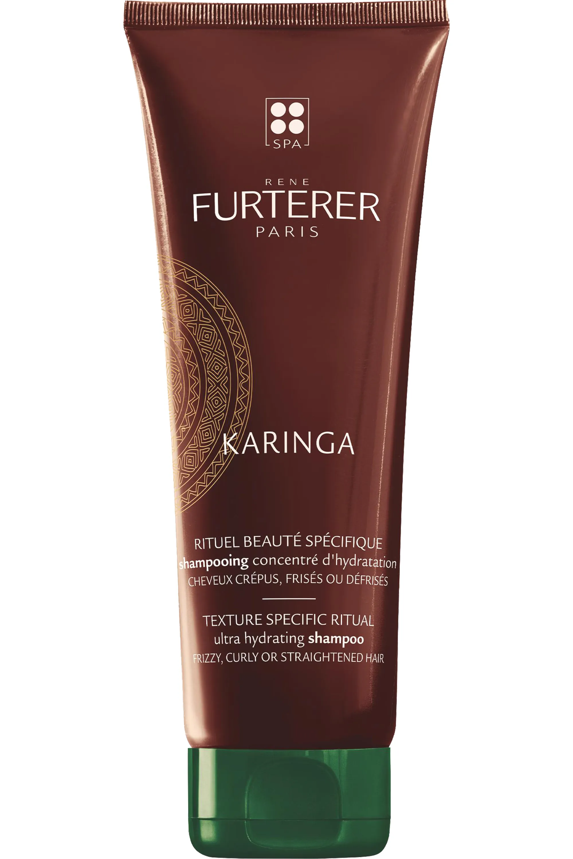 René Furterer Shampoing concentré d’hydratation pour cheveux crépus, frisés, défrisés Karinga-250 ml