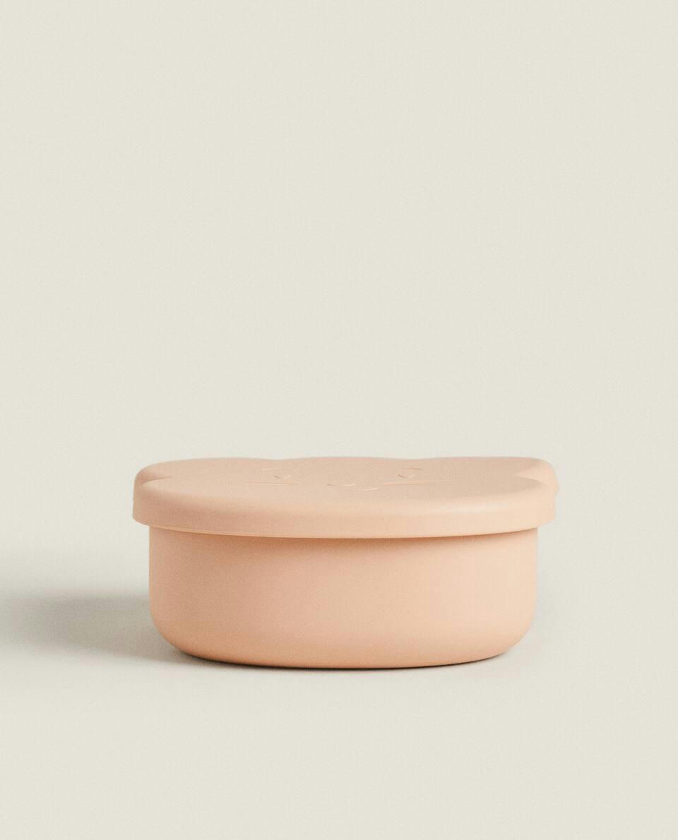 Lancheira de silicone em formato de rato