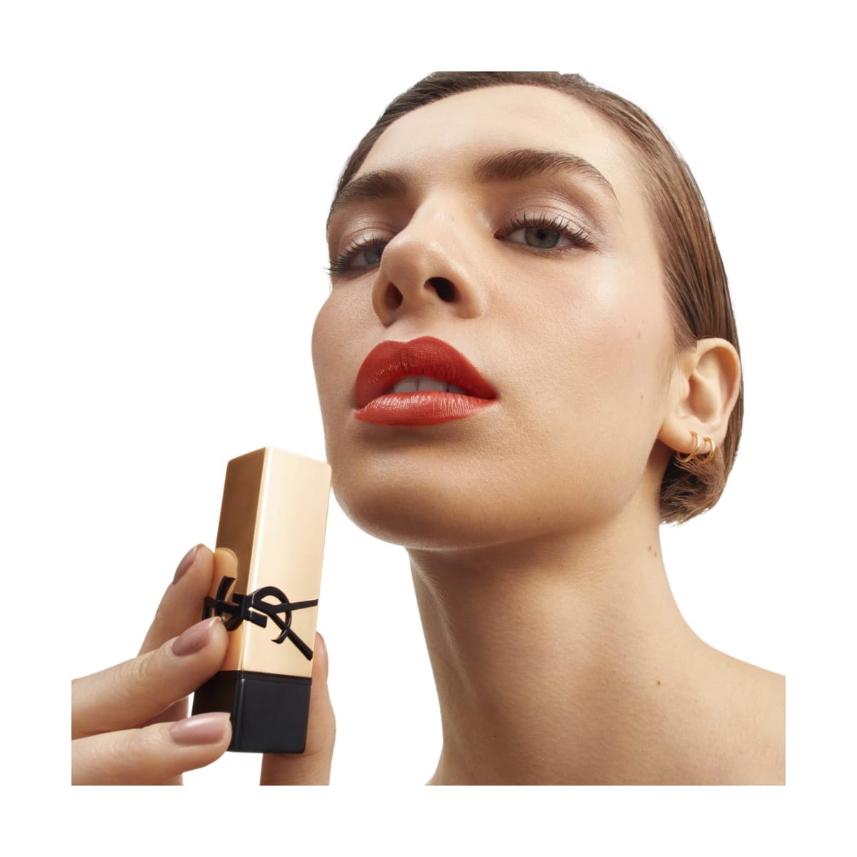 YVES SAINT LAURENT Rouge Pur Couture Rouge à lèvres fini satin - Couleur intense et confort