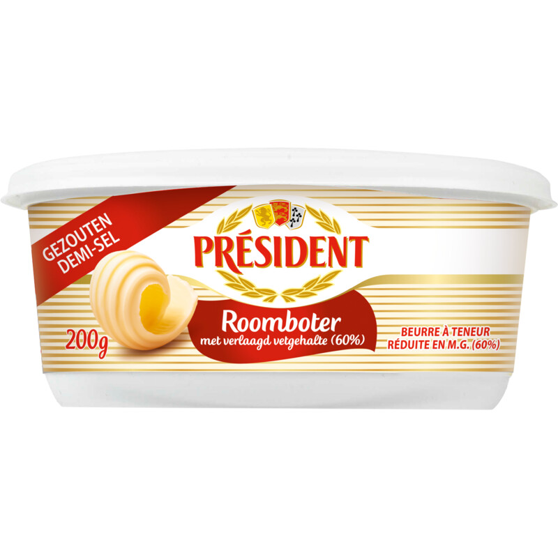 Président Roomboter gezouten