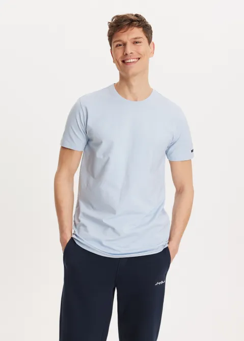Basic t-shirt blauw (BLW.L)