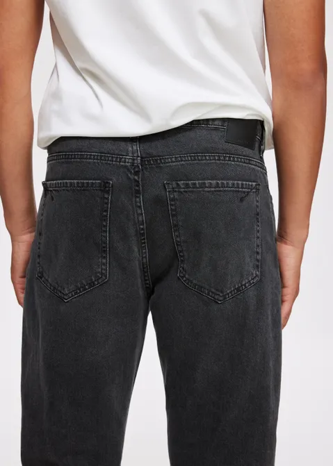 Dash straight jeans zwart (ZW.USED)