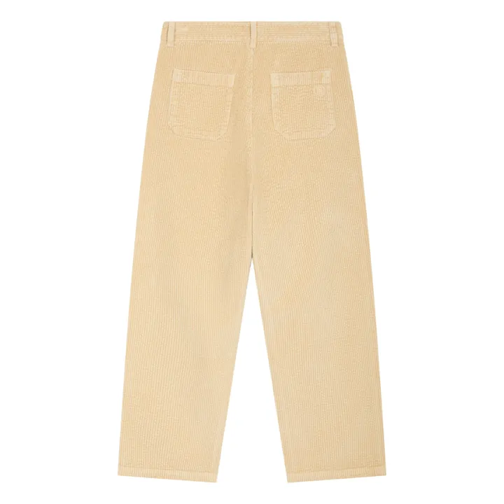 SMALLABLE BASICS Pantalon Femme velours côtelé coton bio | Mastic