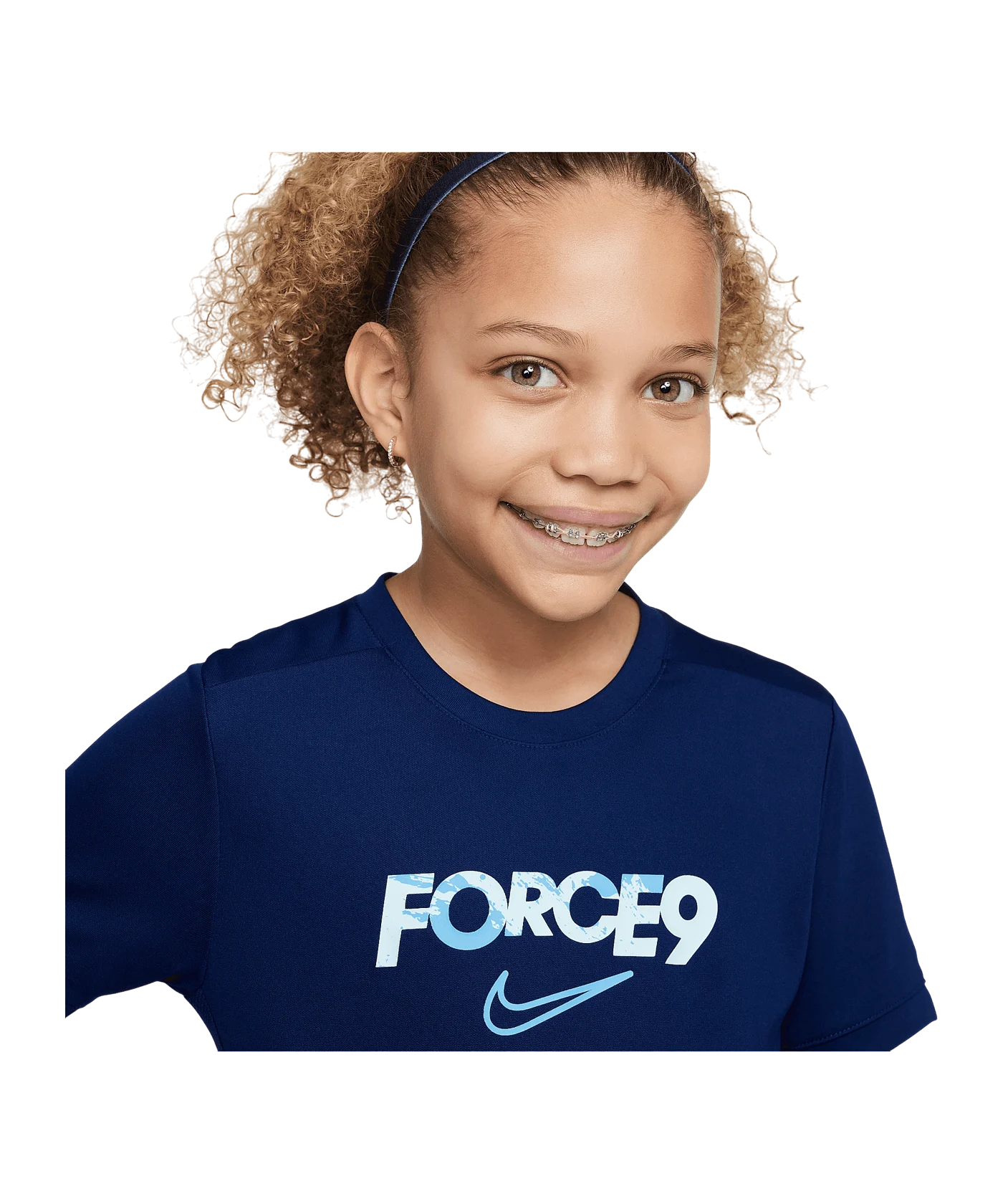 Nike Academy Erling Haaland Trainingshirt Kids Blau F492