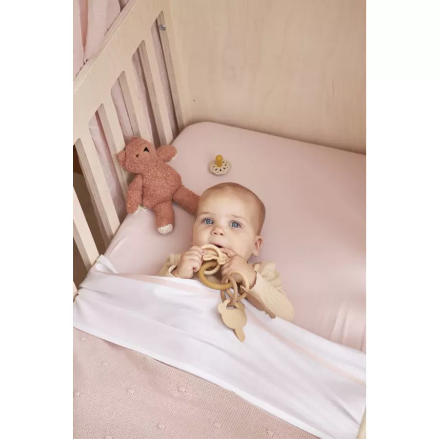Meyco Jersey Spannbettlaken 60 x 120 Soft Pink