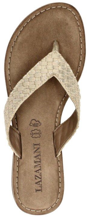 Lazamani Teenslippers goudkleur