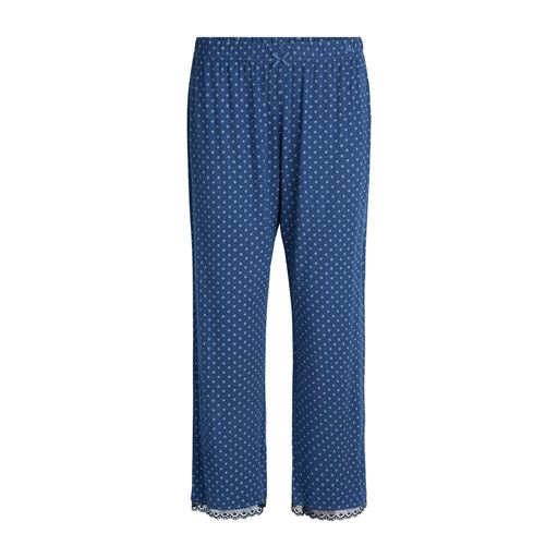 CCDK Jasmin Crop Pyjamasbukser, Ensign Blue, L