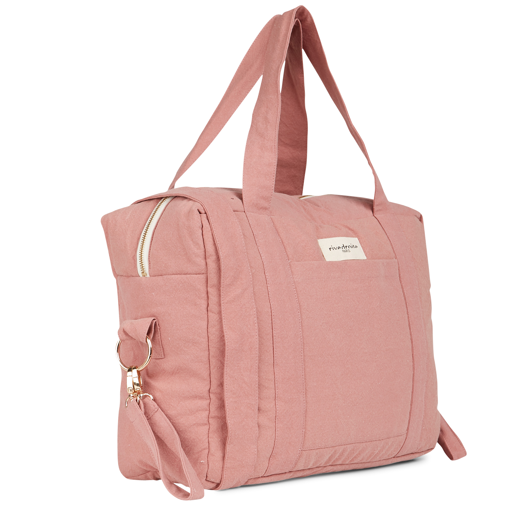 DARCY - Sac à Langer en coton recyclé | Rose