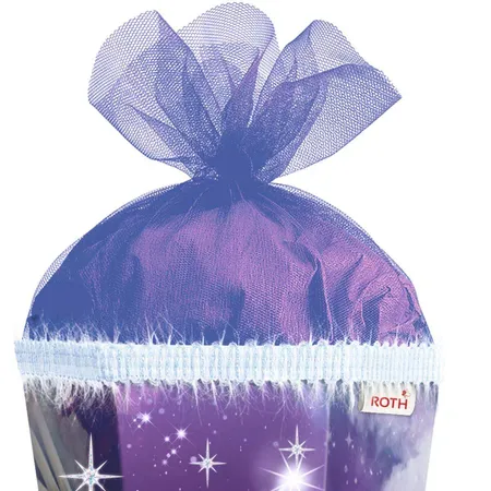 Roth Motiv-Schultüte, Magic Pegasus, 85cm, eckig, Rot(h)-Spitze, Tüllverschluss, Glitter & Glitzerborte