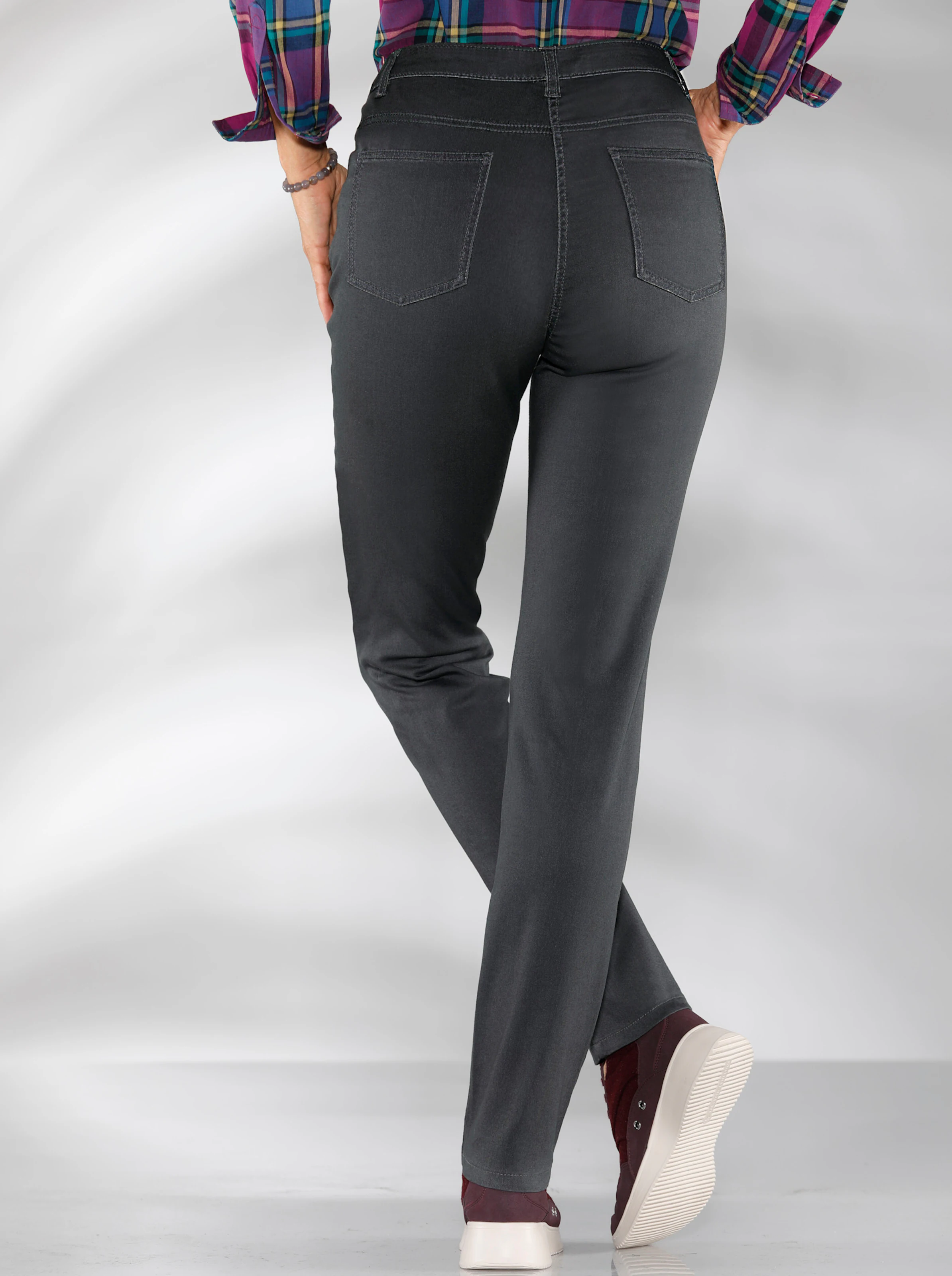 Stretch-Hose in grau
