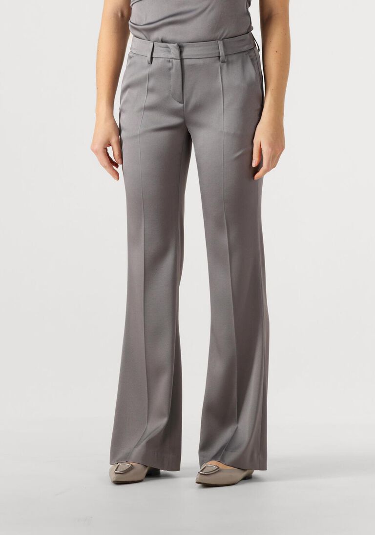 grijze luisa cerano flared broek 638854/1694-00