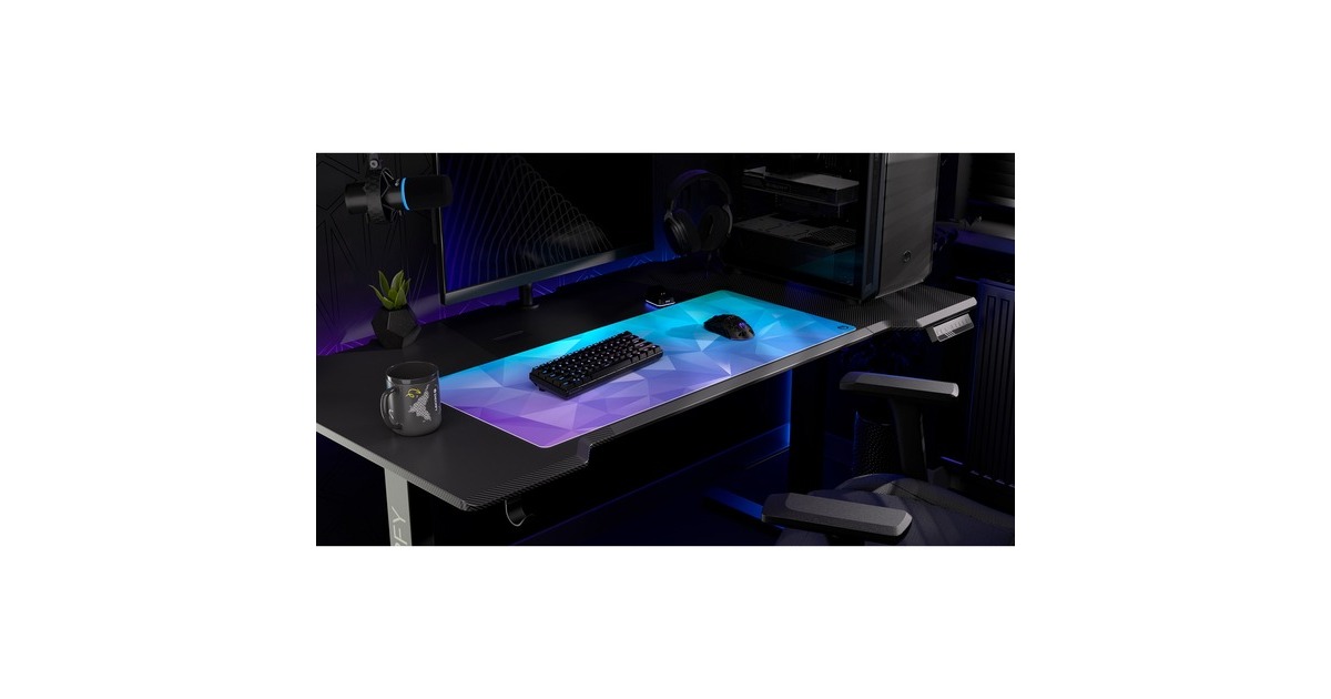 ENDORFYCrystal Blue XL gaming muismat  (Blauw/lila)